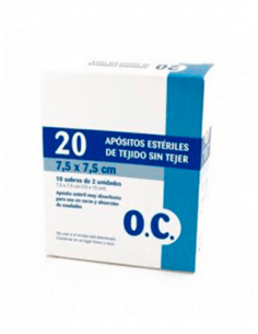 OC COMPRES ESTER TEJIDO S/TEJER  20 UN 7.5 X 7.5