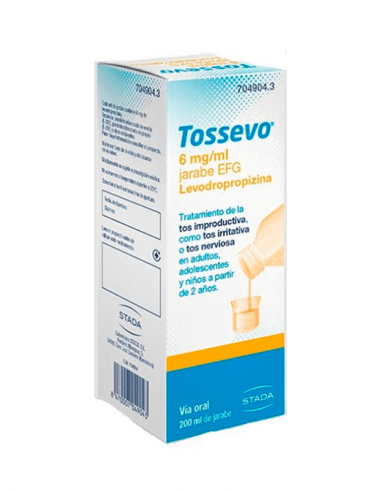 TOSSEVO EFG 6 MG/ML JARABE 200 ML