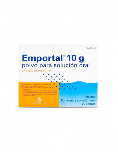 EMPORTAL 10 G 20 SOBRES POLVO SOLUCION ORAL