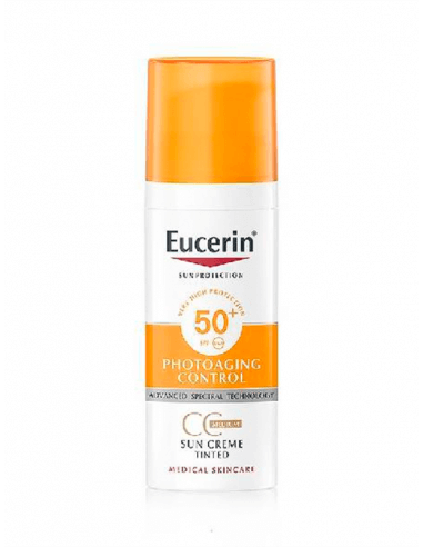 EUCERIN SUN CC CREME PHOTOAGING CONTRO