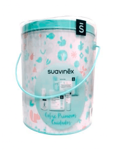 SUAVINEX CUBO METAL BEBE MINT & ROSA PACK