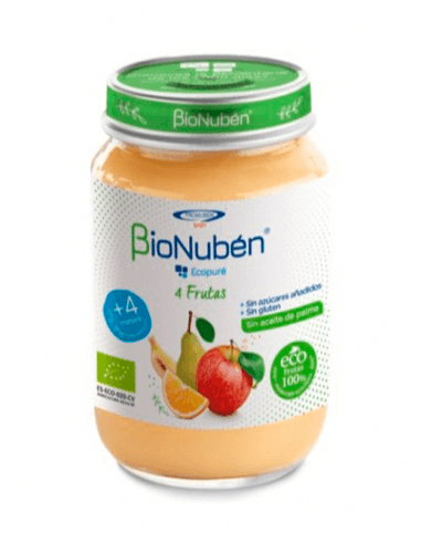 BIONUBÉN ECOPURE 4 FRUTAS 200 G