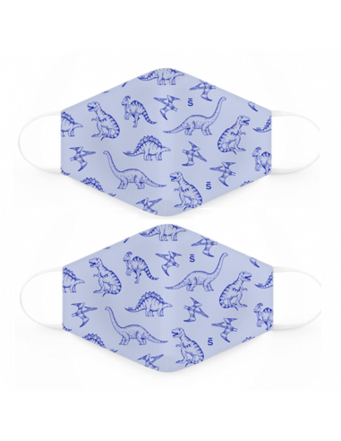 SUAVINEX MASCARILLA NIÑOS 6 A 10 DINOS 2 UNIDADES