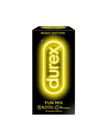 DUREX MUSIC EDITION PRESERVATIVOS FUN MIX 10 PRE