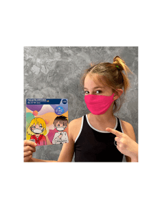 MASKPLUS MASCARILLA INFANTIL REUTILIZABLE ROSA 6 A 12...
