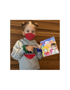 MASKPLUS MASCARILLA INFANTIL REUTILIZABLE ROJA 3 A 5 AÑOS...