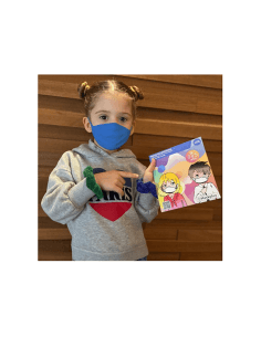 MASKPLUS MASCARILLA INFANTIL REUTILIZABLE AZUL 3 A 5 AÑOS...