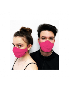MASKPLUS MASCARILLA ADULTO REUTILIZABLE ROSA 1 UNIDAD +...