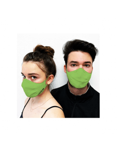 MASKPLUS MASCARILLA ADULTO REUTILIZABLE VERDE 1 UNIDAD +...