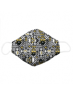 SAFEBOW MASCARILLA HIGIÉNICA INFANTIL TALLA M MINIONS 1...