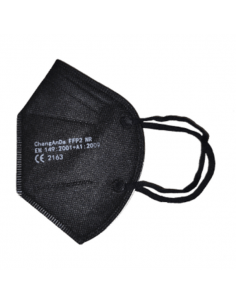 MASCARILLA FFP2 NR NEGRO ADULTO 1 UNIDAD