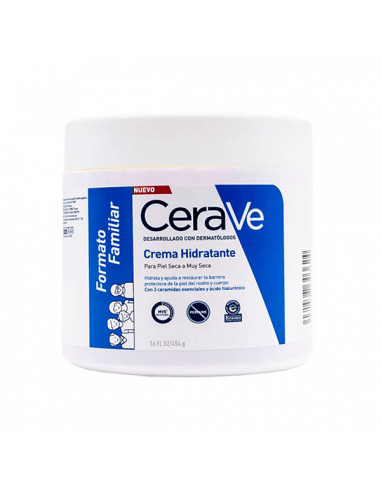 CERAVE CREMA HIDRATANTE PIEL SECA CON POMPA 454 G