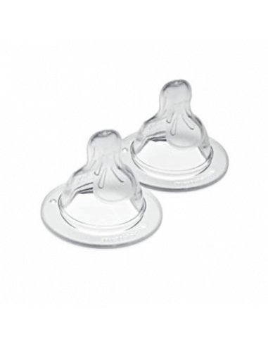 MAM TETINA SILICONA TEAT 2 FLUJO MEDIO 2+M