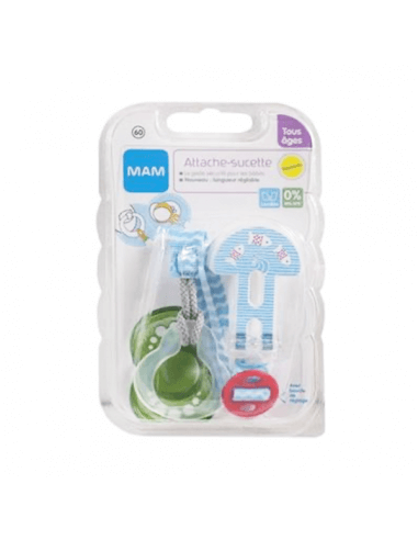 MAM BROCHE PARA CHUPETE AZULON