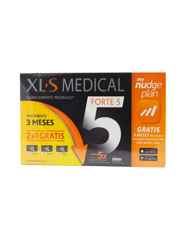 XLS MEDICAL FORTE 5 NUDGE 180 CÁPSULAS