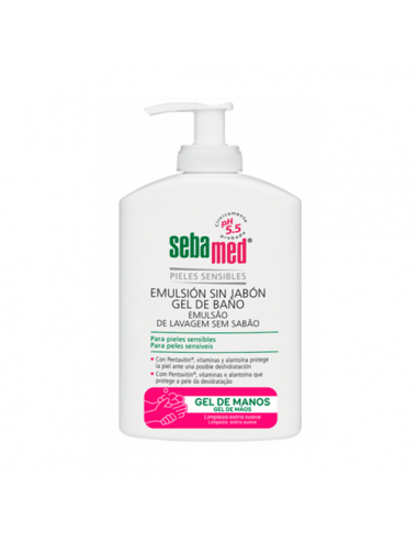 SEBAMED EMULSION SIN JABON GEL MANOS 300 ML
