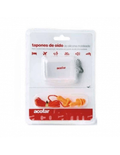 ACOFARMA TAPONES OÍDOS SILICONA MOLDEADA 2 UNIDADES