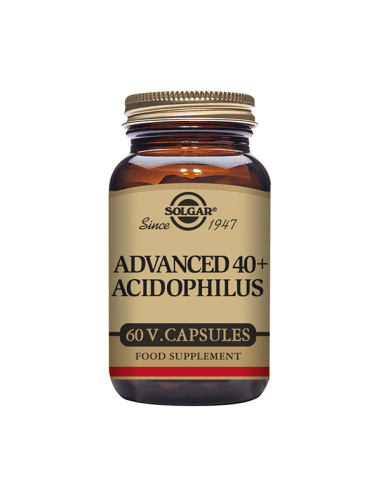 SOLGAR 40 PLUS ACIDOPHILUS AVANZADO 60 CÁPSULAS