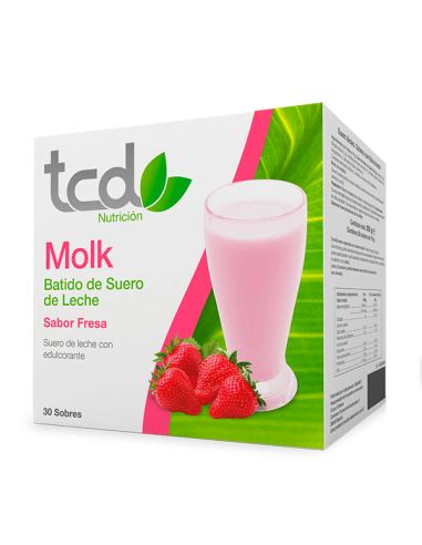 TCD MOLK SABOR FRESA PROTEINADA 30 SOBRES