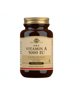 SOLGAR VITAMINA A SECA 5000 UI 100 COMPRIMIDOS