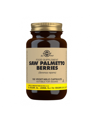 SOLGAR SAW PALMETTO BERRIES 100 CÁPSULAS