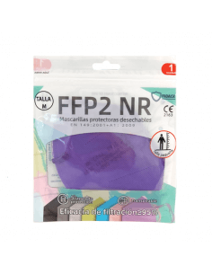 MASCARILLA FFP2 NR MORADO INFANTIL TALLA M 1 UNIDAD