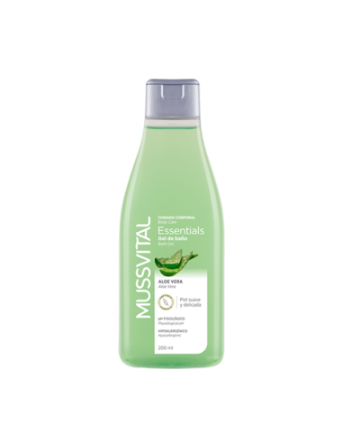 MUSSVITAL GEL  DE BAÑO ALOE VERA 750 ML.