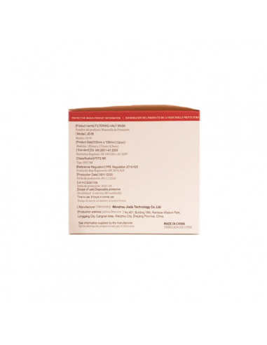 JIADA MASCARILLA FFP2 CERTIFICADA COLOR NEGRO...
