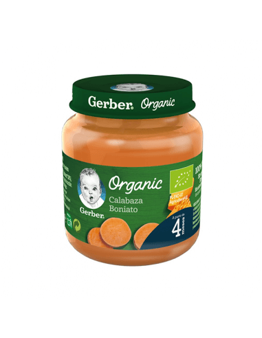 GERBER POTITO ORGANIC ZANAHORIA BONIATO 125 G
