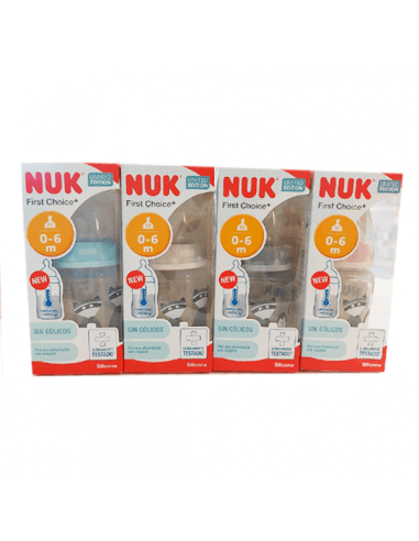 NUK BIBERON FC + PP SILICONA SAFARI 0-6 M 150 ML