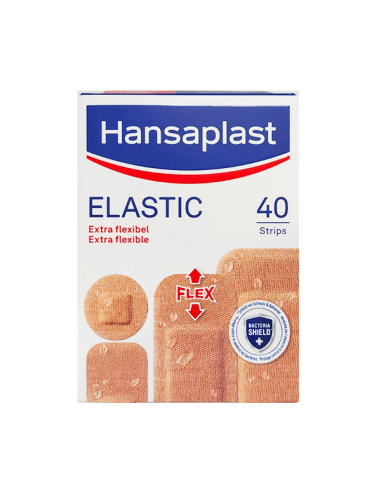 HANSAPLAST ELASTIC APOSITO ADHESIVO 40 UNIDADES