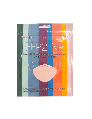 MAPE MASCARILLA FFP2 NR ADULTO COLOR ROSA 1 UNIDAD