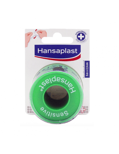 HANSAPLAST ESPARADRAPO SENSITIVE 5X2,5CM