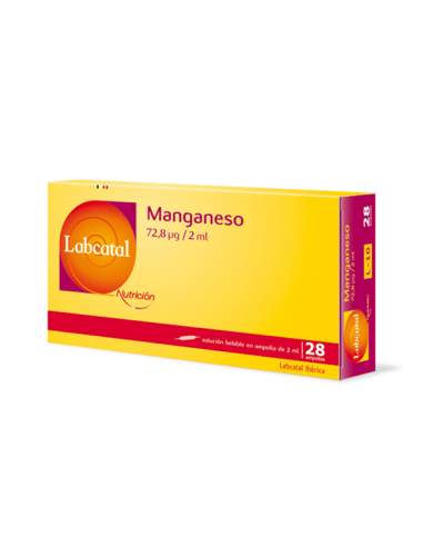 LABCATAL 10 MANGANESO 28 AMPOLLAS X 2 ML
