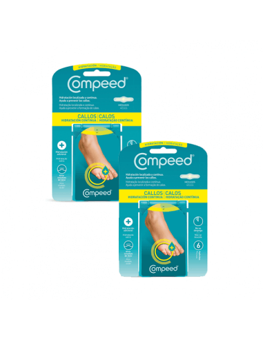 COMPEED CALLOS HIDRATACIÓN CONTINUA DUPLO 2 X 6 APÓSITOS