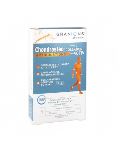 GRANIONS CHONDROSTEO ARTICULACIONES 30 CÁPSULAS