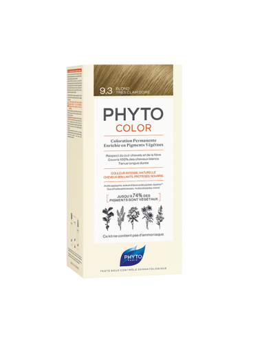 PHYTOCOLOR TINTE 9.3 RUBIO DORADO MUY CLARO