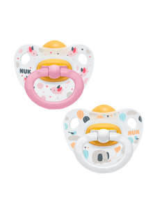 NUK CHUPETE CLASSIC HAPPY KIDS LÁTEX 18-36 MESES 2 UNIDADES