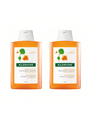 KLORANE CHAMPÚ ANTICASPA A LA CAPUCHINA DUPLO 2 X 200 ML