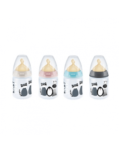 NUK BIBERÓN FIRST CHOICE+ PP BABY SAFARI LÁTEX 0-6 MESES 150 ML
