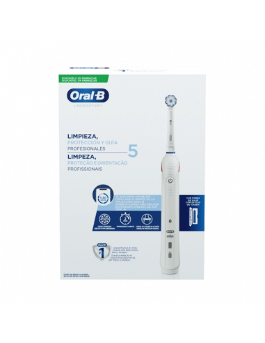 ORAL-B CEPILLO ELÉCTRICO 5 LIMPIEZA, PROTECCIÓN Y GUÍA PROFESIONALES