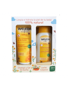 WELEDA BABY CALÉNDULA CHAMPÚ Y GEL DE DUCHA 2 EN 1 200 ML...