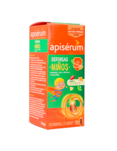 APISERUM DEFENSAS NIÑOS TUTTI FRUTTI 1 ENVASE...