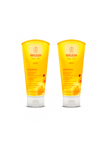 WELEDA BABY CHAMPU Y GEL DUCHA CALENDULA DUPLO...