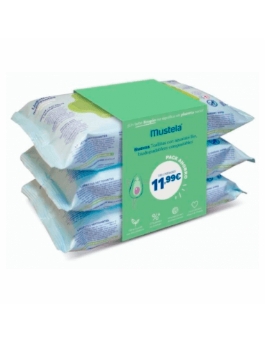 MUSTELA TOALLITAS ECOLOGICAS 60 UND TRIPLO