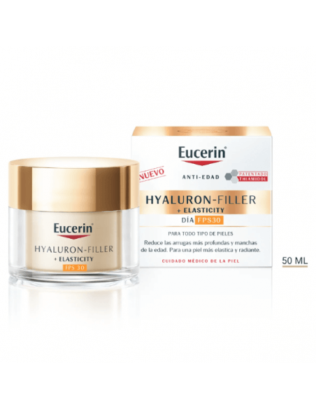 EUCERIN HYALURON FILLER ELASTICITY CREMA DIA + CREMA NOCHE  COFRE