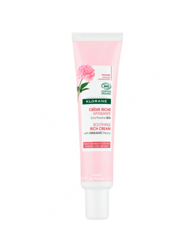 KLORANE CREMA RICA CALMANTE A LA PEONIA BIO 40ML