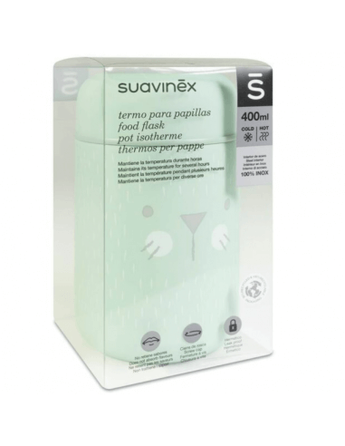 SUAVINEX TERMO PAPILLERO VERDE 400 ML