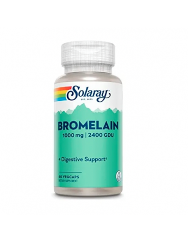 SOLARAY BROMELAIN 500 MG 60 CÁPSULAS