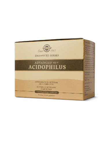 SOLGAR 40 PLUS ACIDOPHILUS AVANZADO 120 CAPS